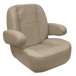 Mid Back Boat Seat w/ Flip Up Arm Rests
