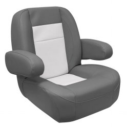 Mid Back Boat Seat w/ Flip Up Arm Rests