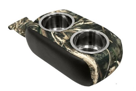 Portable Stainless Double Drink Holder - Camo Edition 