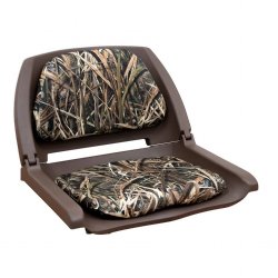 Padded Plastic Fold Down Seat- Camo Edition