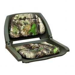 Padded Plastic Fold Down Seat- Camo Edition