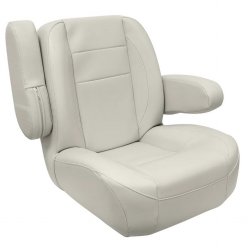 Mid Back Boat Seat w/ Flip Up Arm Rests