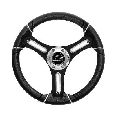 14″ Black Polyurethane Schmitt Steering Wheel