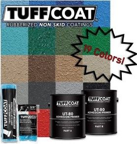 Tuff Coat Wood, Concrete, or Fiberglass Flooring Kit